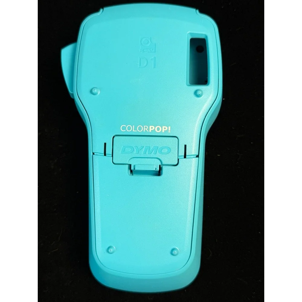 Dymo ColorPop Label Maker: Purple/Teal Handheld QWERTY D1 Printer 2002150, WORKS